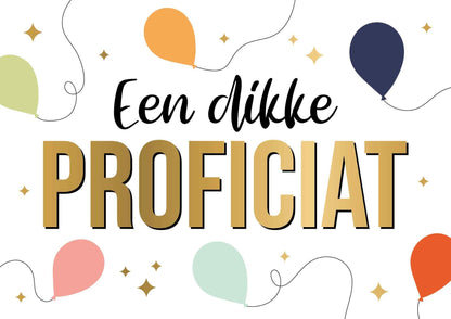 Een dikke proficiat