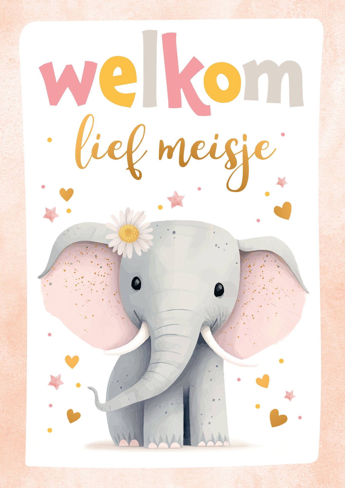 Welkom lief meisje