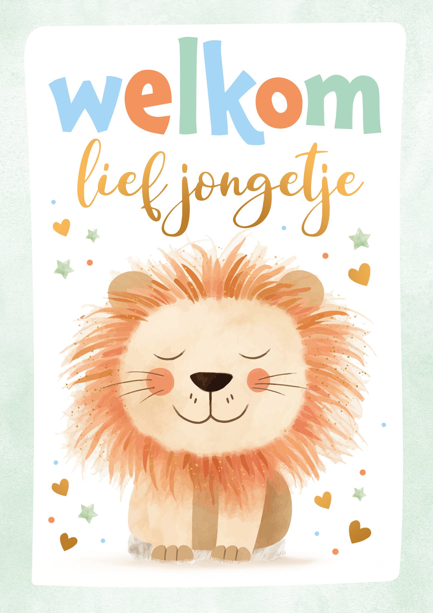 Welkom lief jongetje