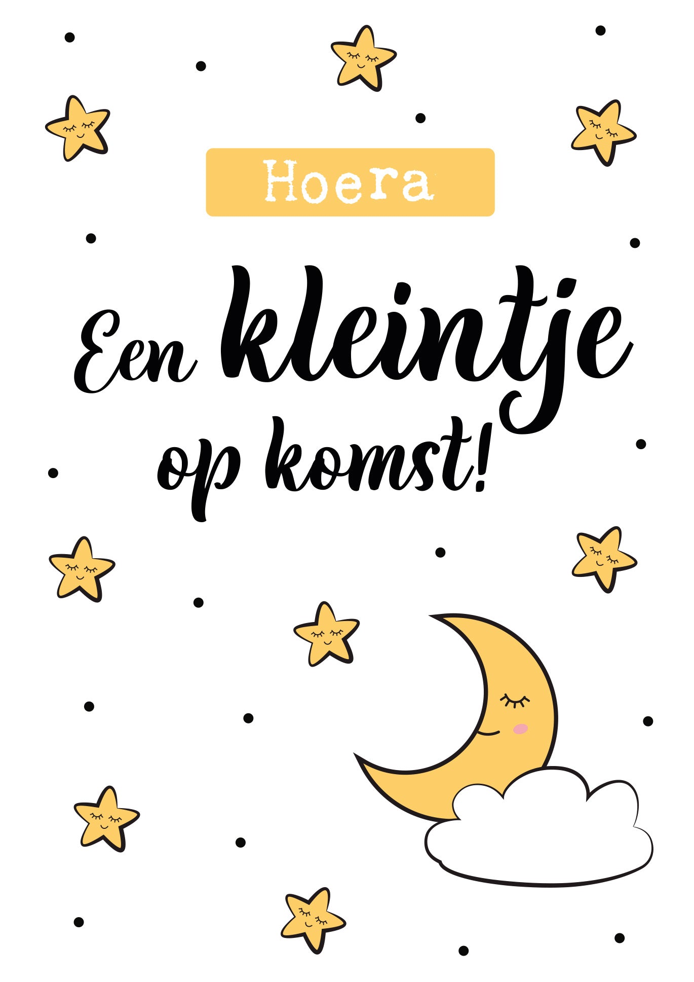 Hoera een kleintje op komst!