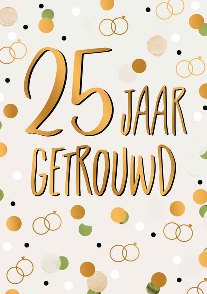25 jaar getrouwd