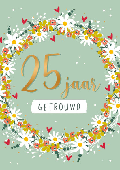 25 jaar getrouwd