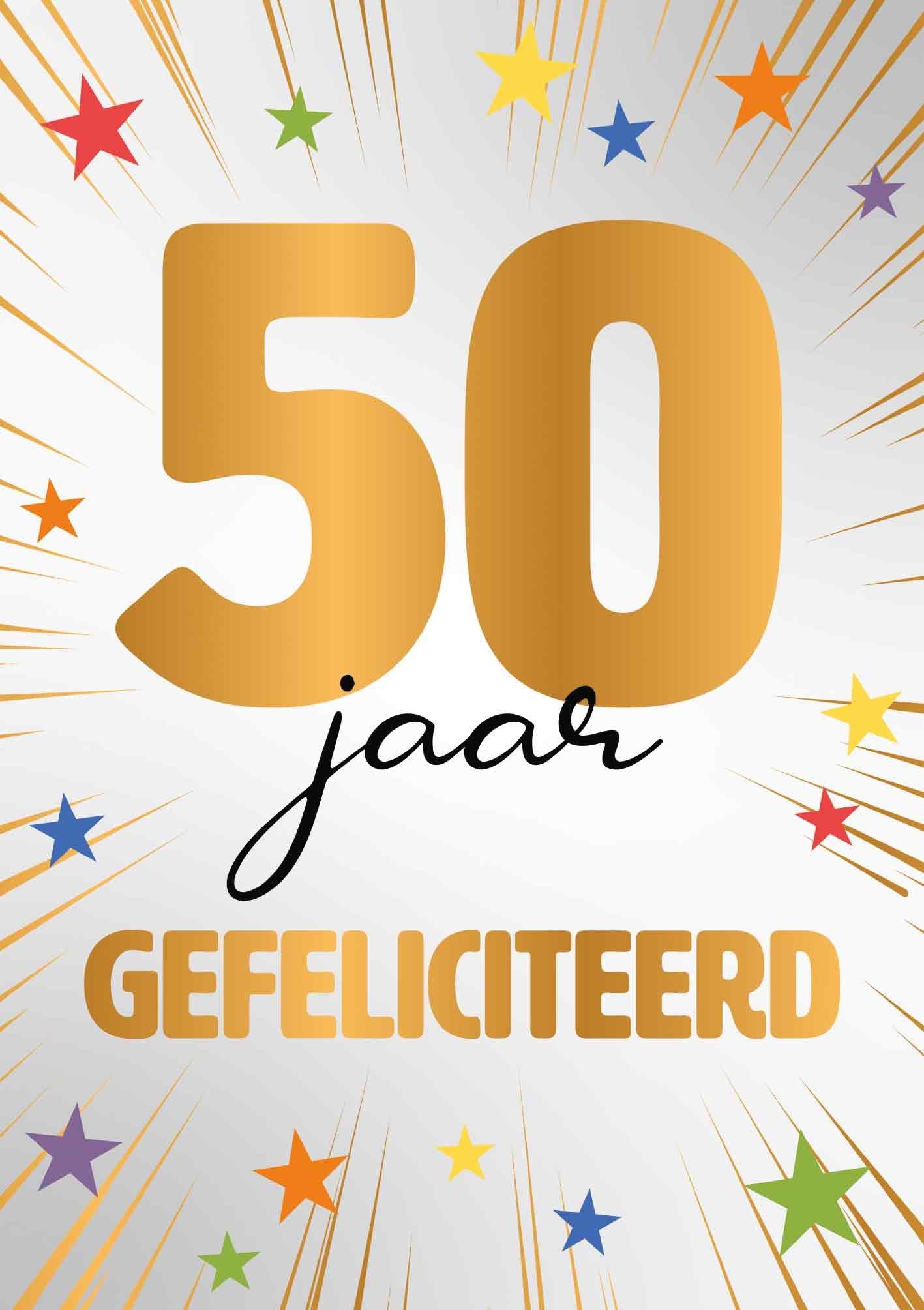 50 jaar gefeliciteerd