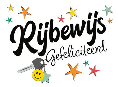 Rijbewijs gefeliciteerd