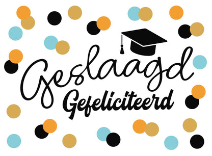Geslaagd gefeliciteerd