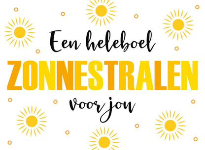 Een heleboel zonnestralen