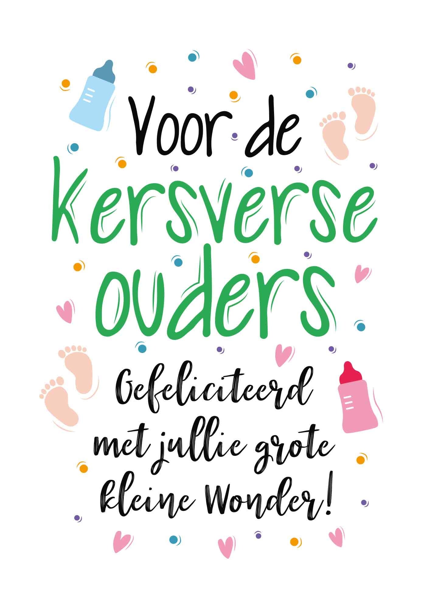 Voor de kersverse ouders