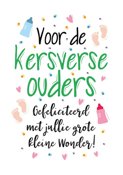Voor de kersverse ouders
