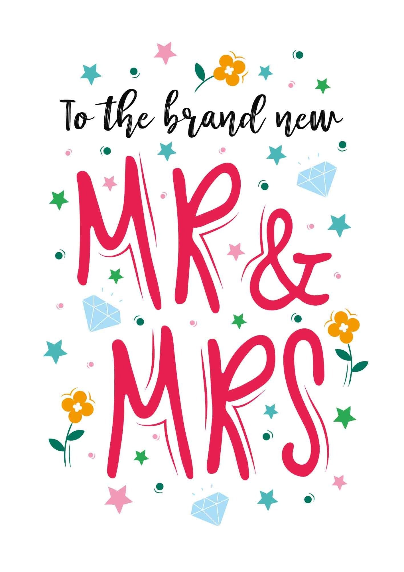 To the brand new Mr & Mrs