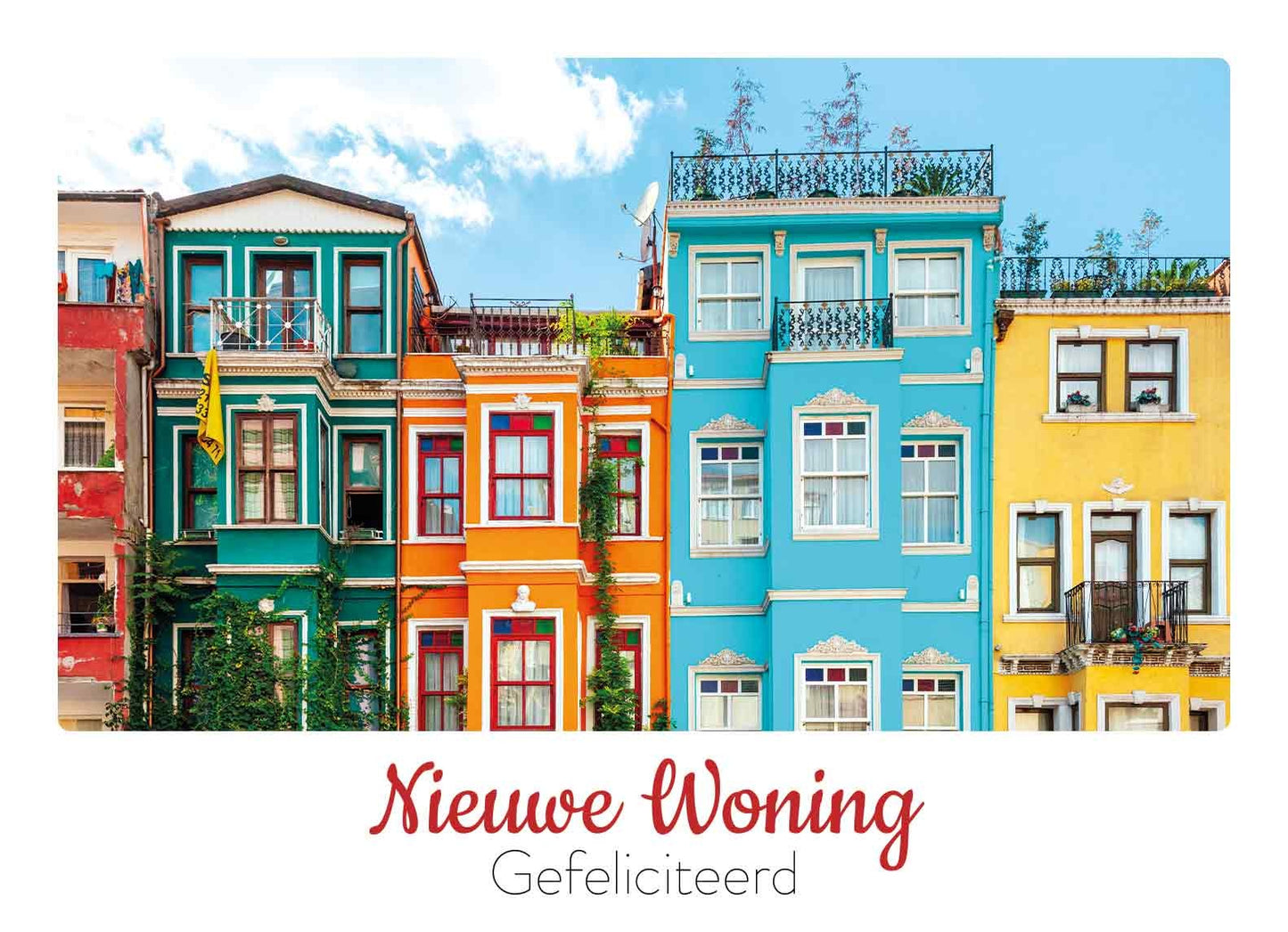 Nieuwe woning gefeliciteerd