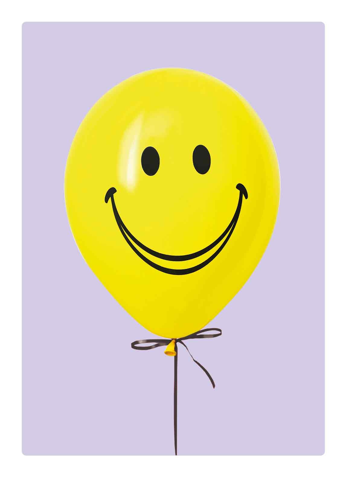 Ballon met smiley