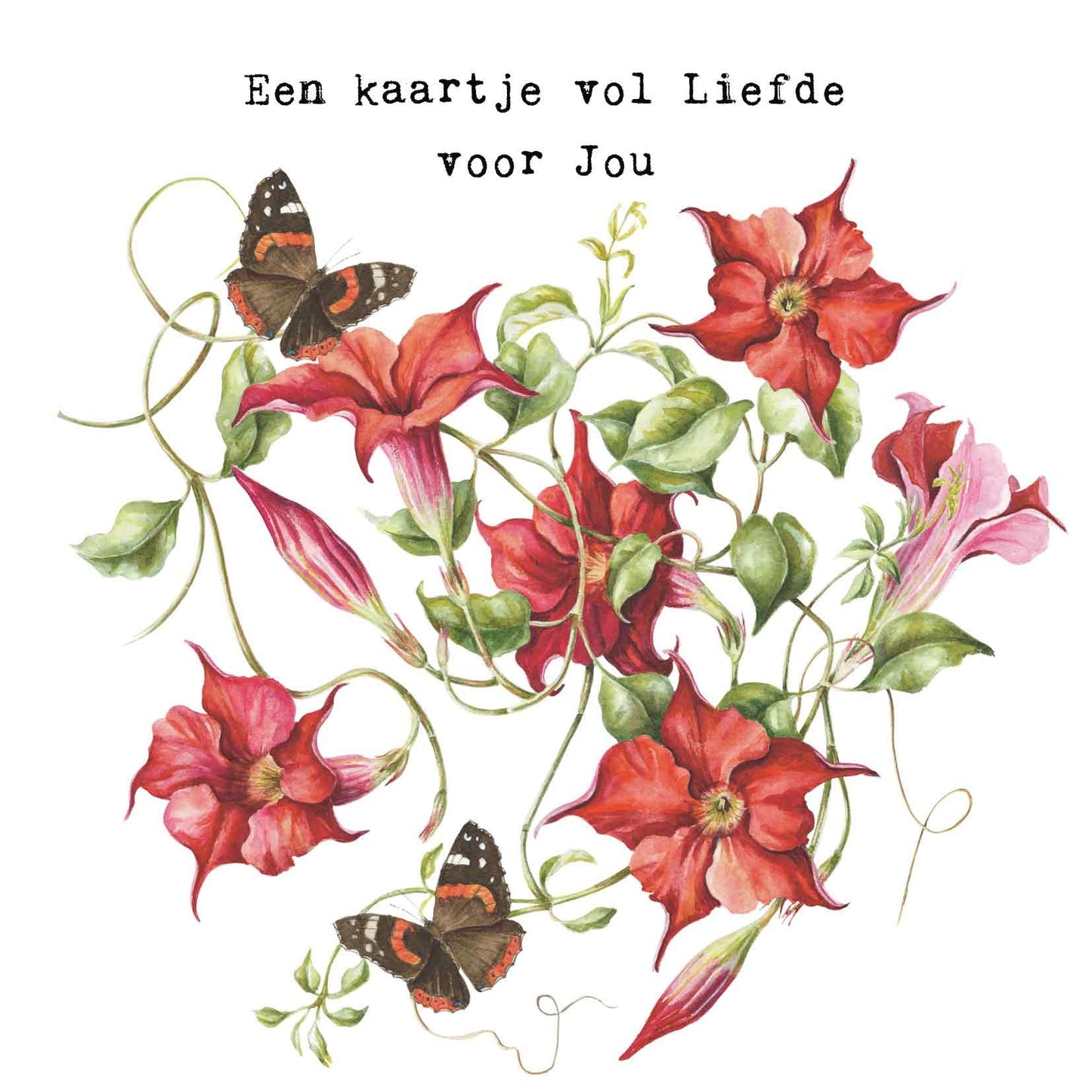 Een kaartje vol liefde voor jou