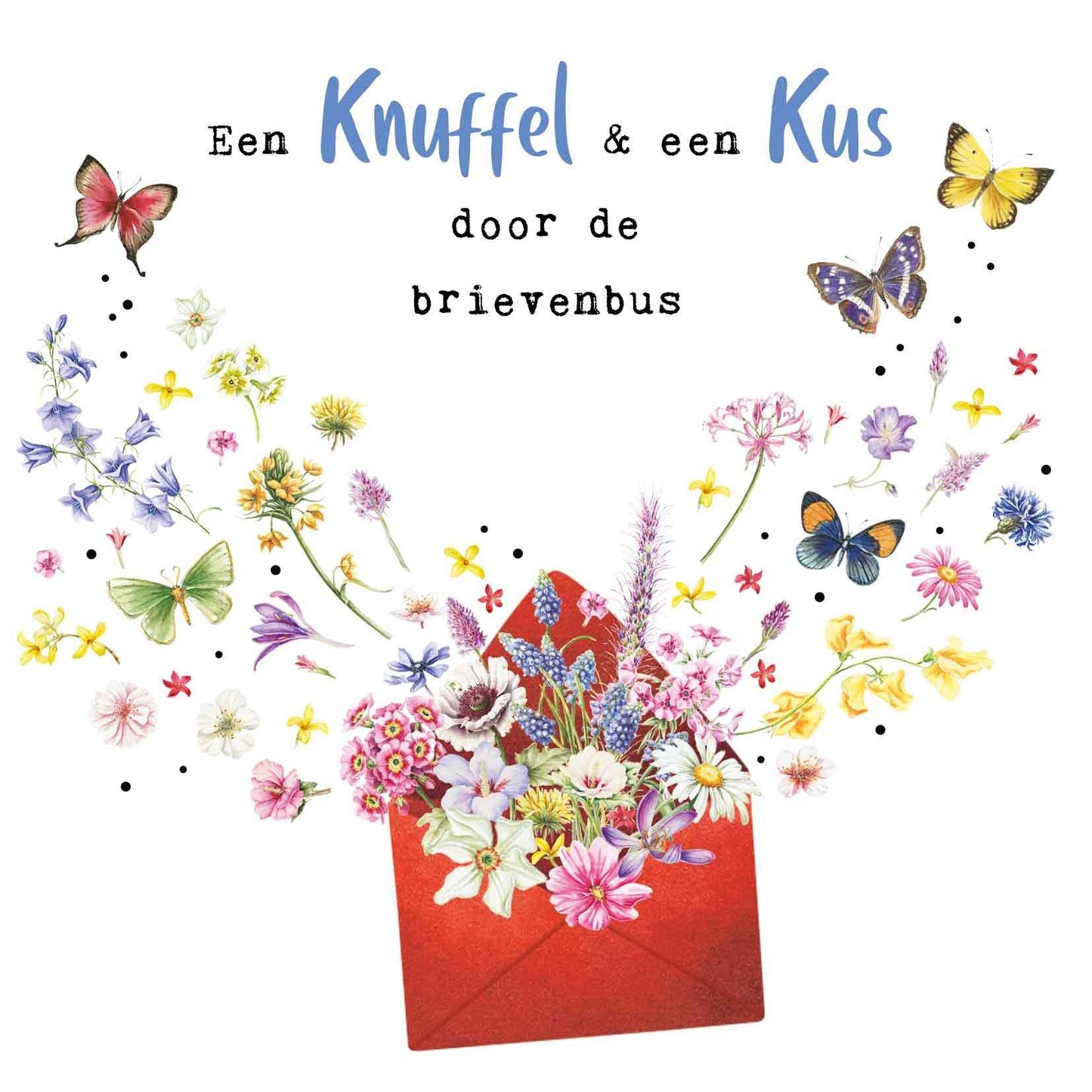 Een knuffel & een kus door de brievenbus