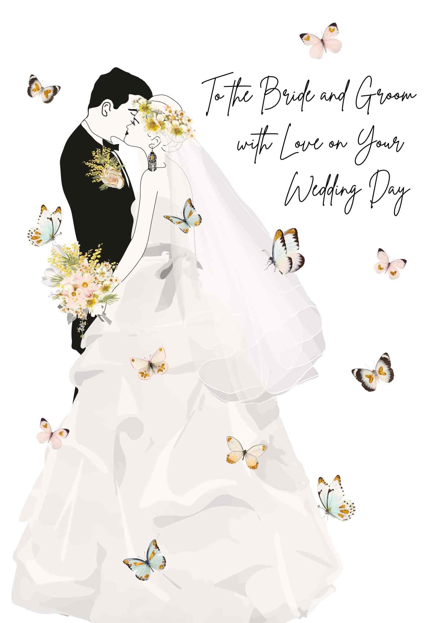 To the bride and groom