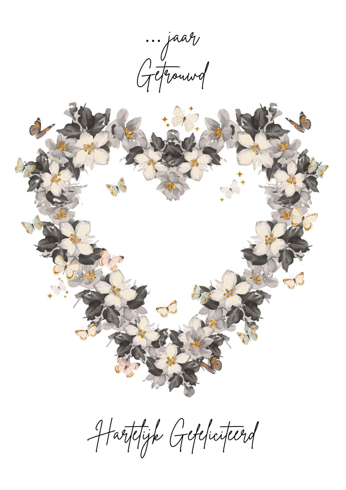 Jaar getrouwd gefeliciteerd