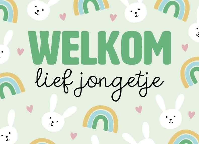 Welkom lief jongetje