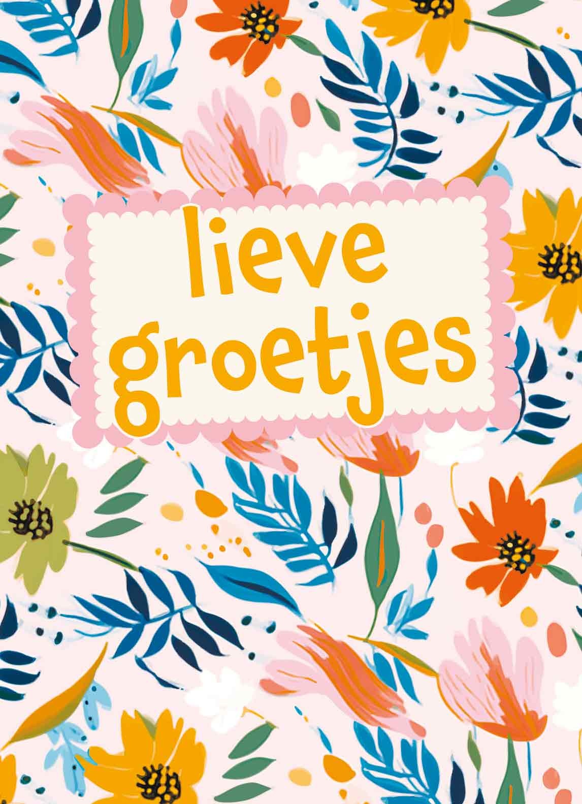 Lieve groetjes
