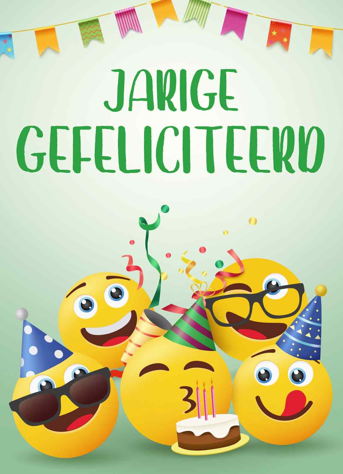 Jarige gefeliciteerd