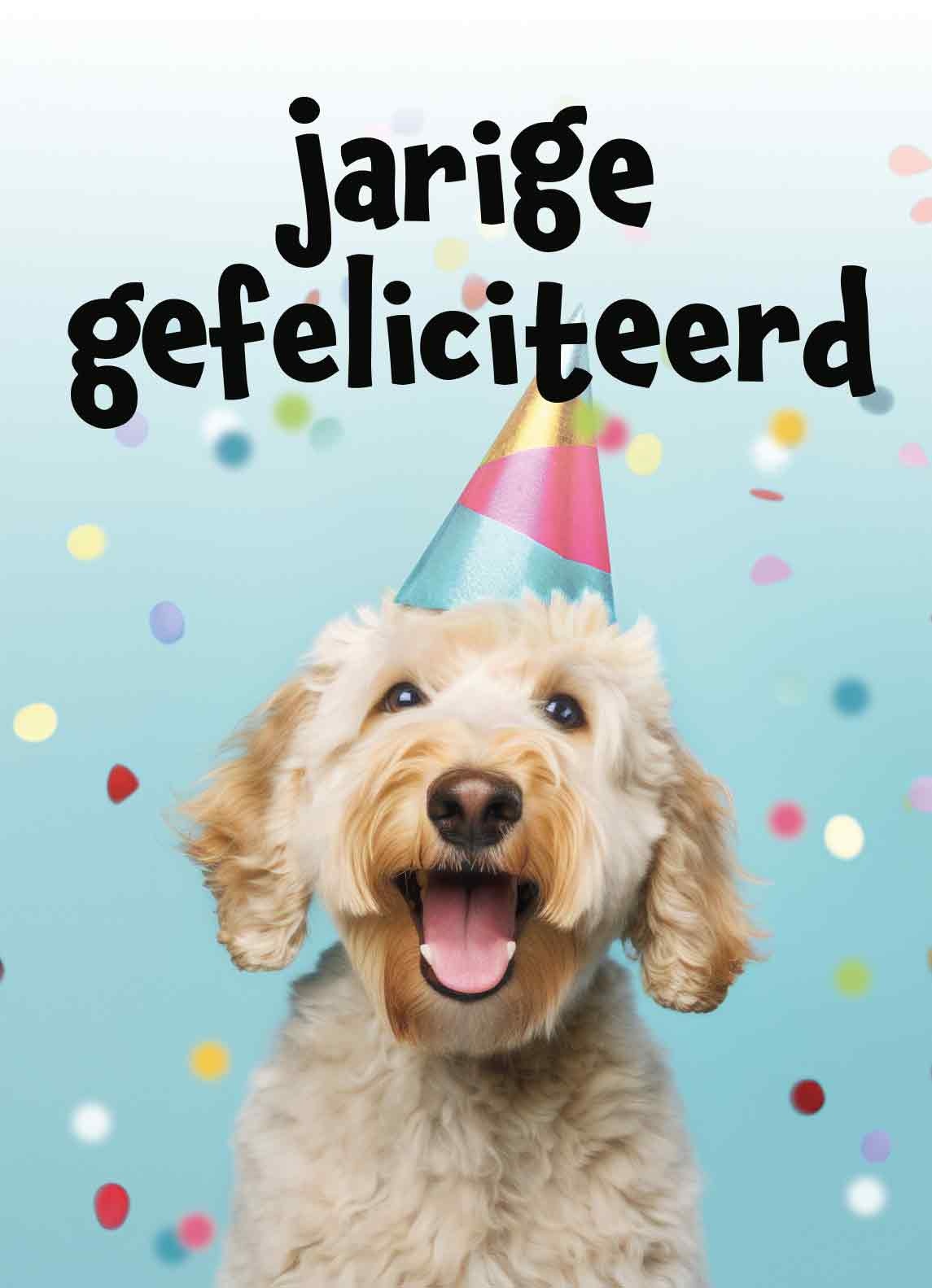 Jarige gefeliciteerd