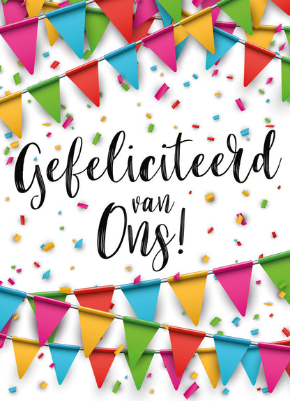 Gefeliciteerd van ons