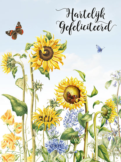 XL kaart - Hartelijk gefeliciteerd