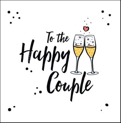 To the happy couple