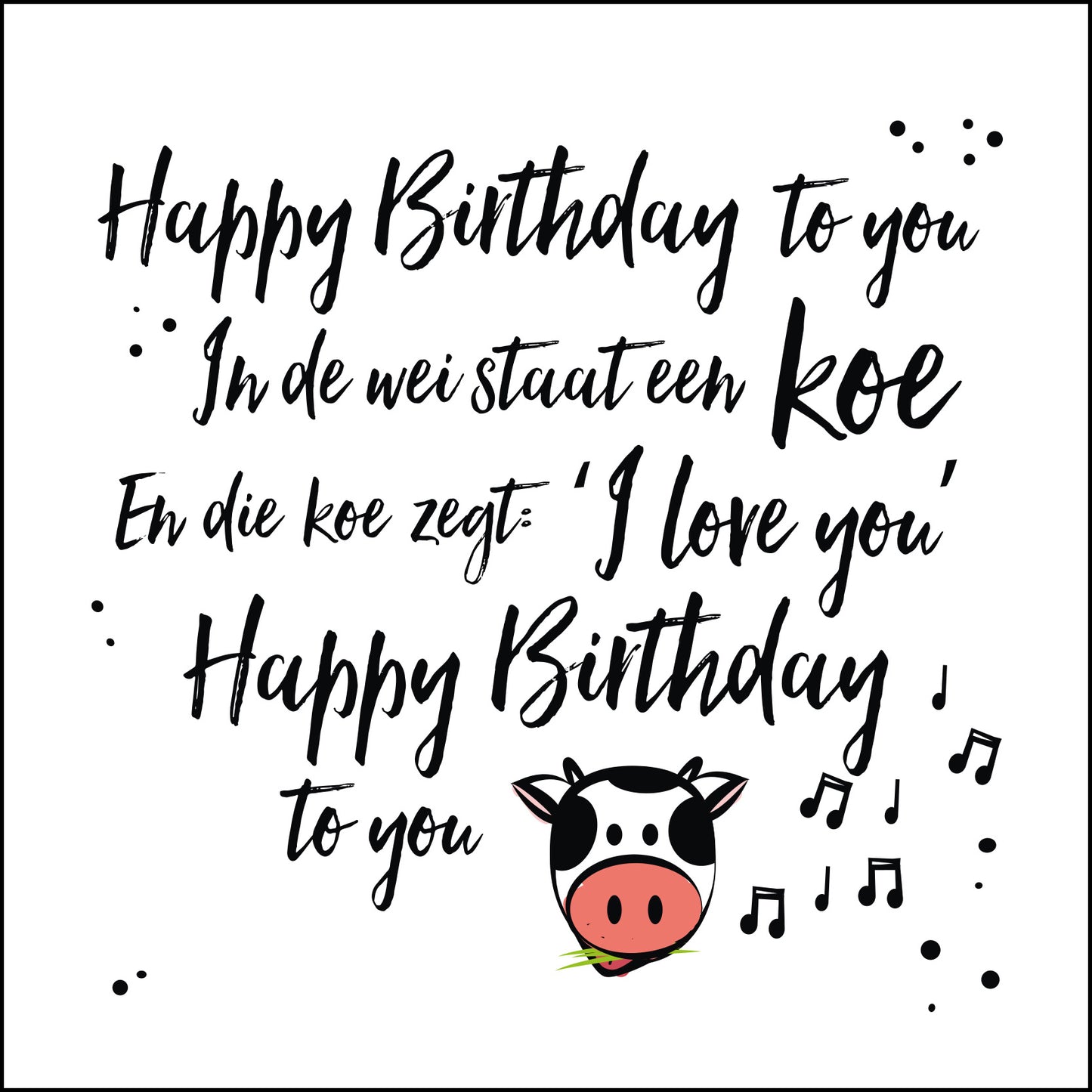 Happy birthday to you