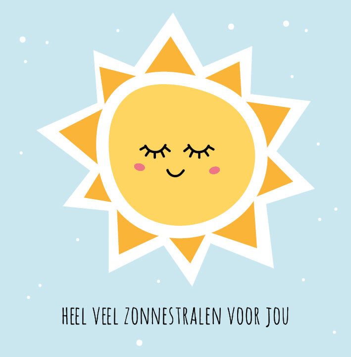 Heel veel zonnestralen