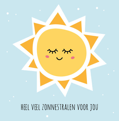 Heel veel zonnestralen