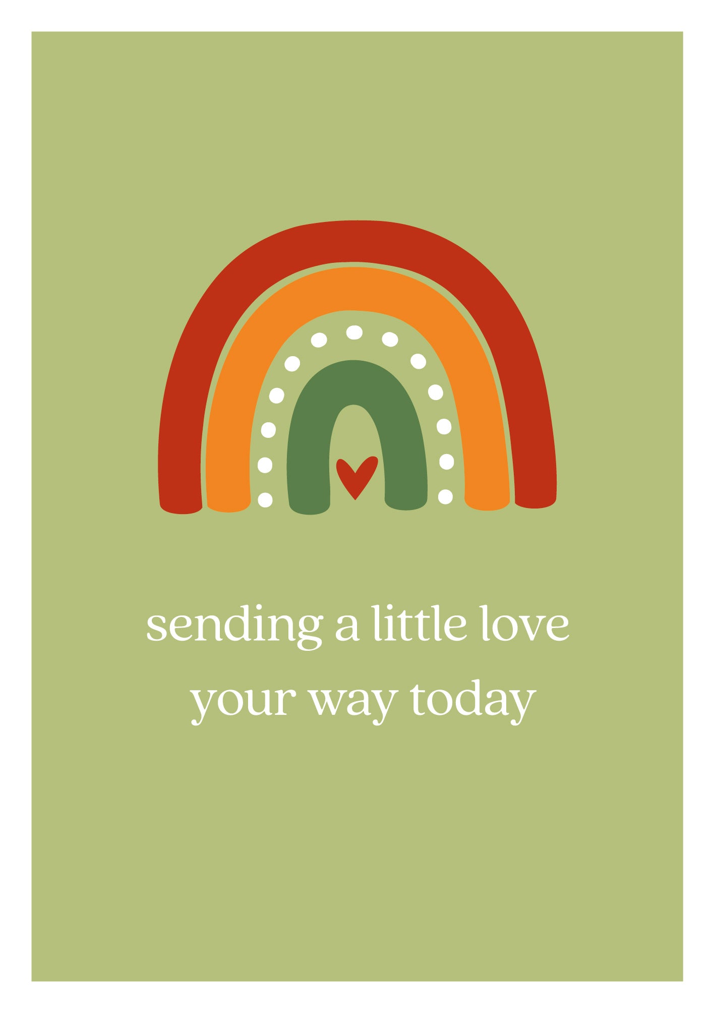 Sending a little love your way today