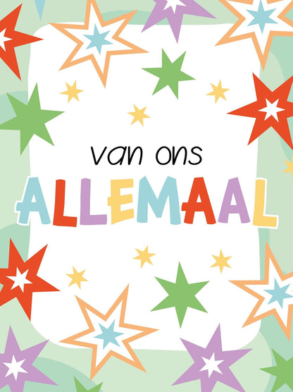 XL kaart - Van ons allemaal