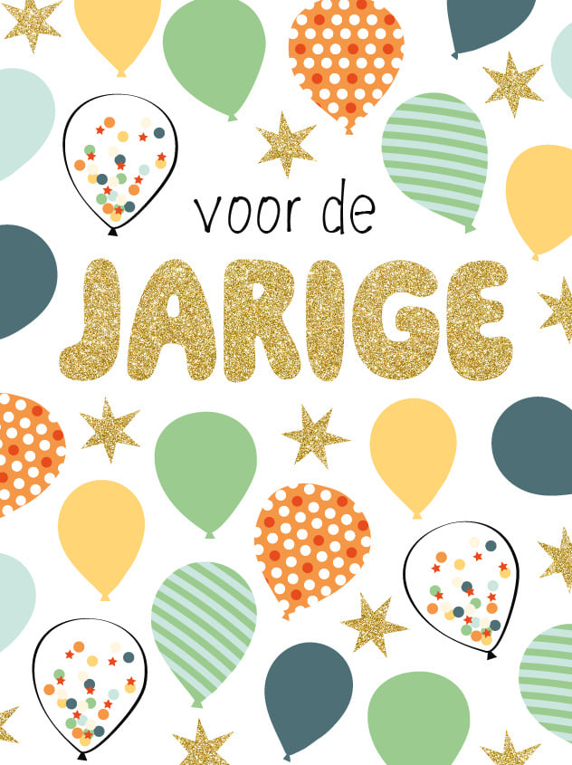 XL kaart - Voor de jarige