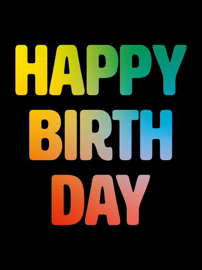 XL kaart - Happy birthday