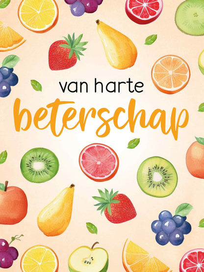 XL kaart - Van harte beterschap