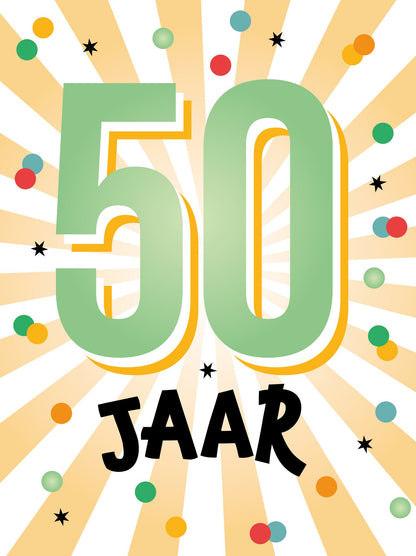 XL kaart - 50 jaar