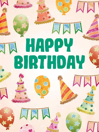 XL Kaart - Happy birthday