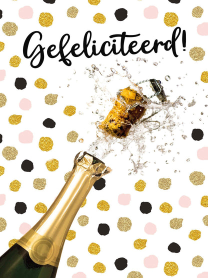 XL kaart - Gefeliciteerd