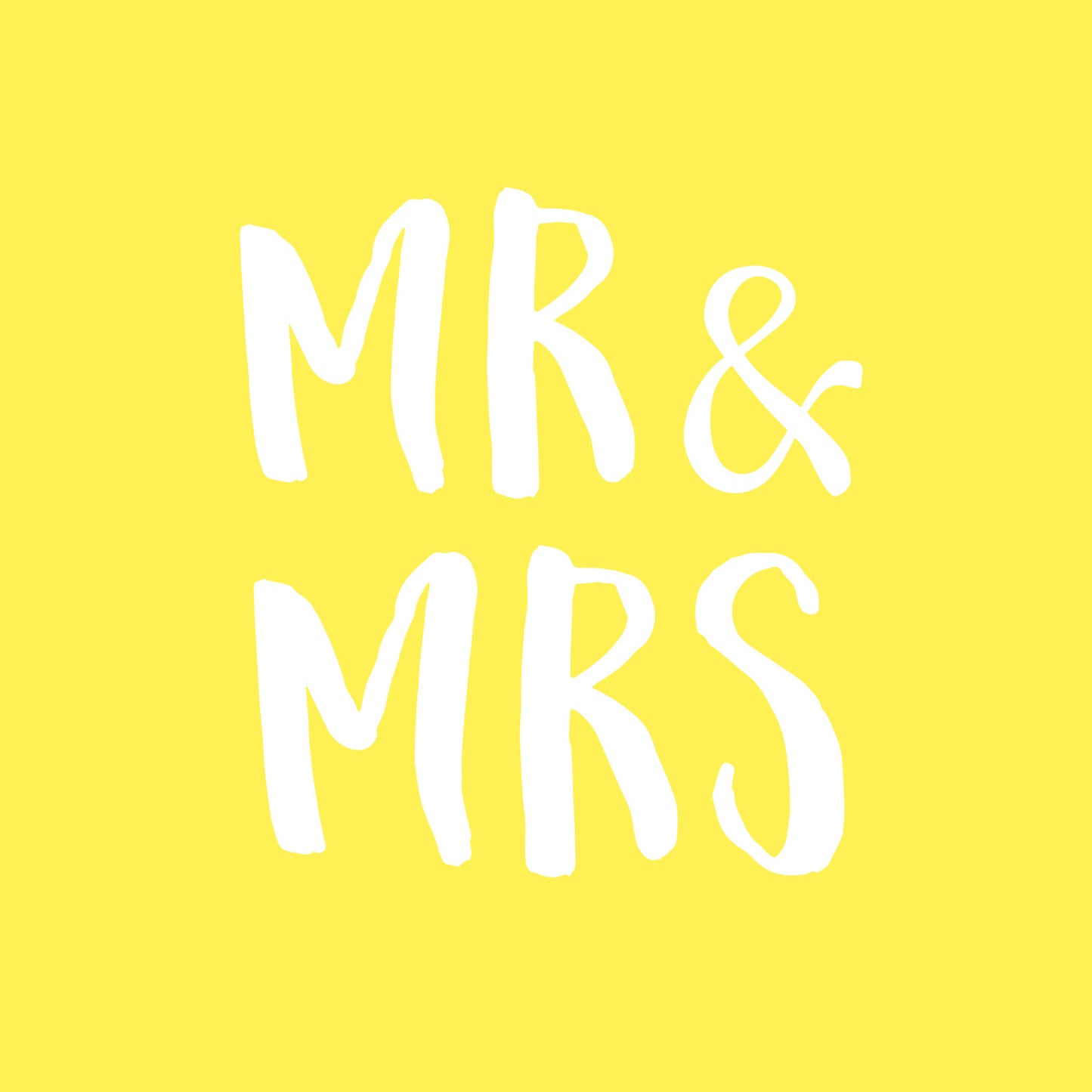 MR & MRS