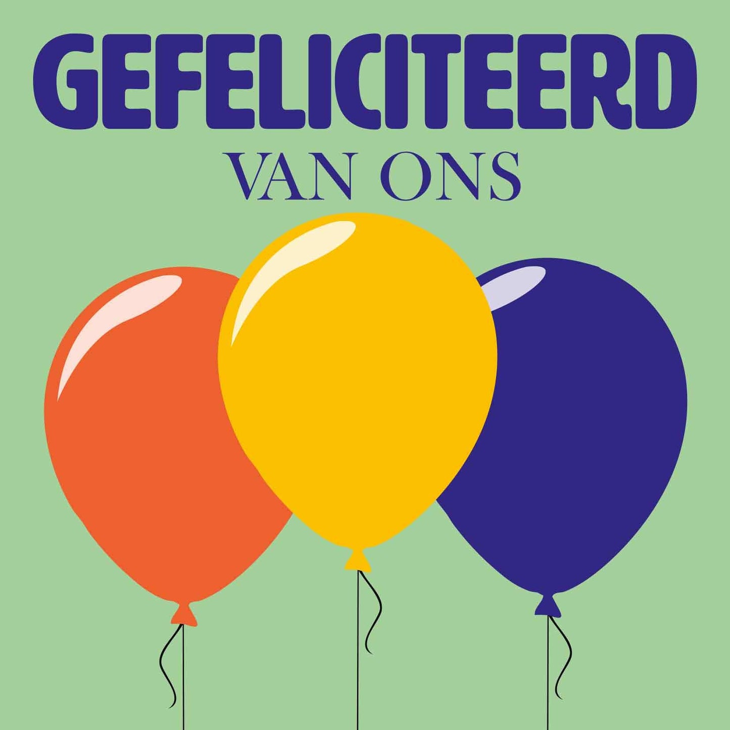 Gefeliciteerd van ons