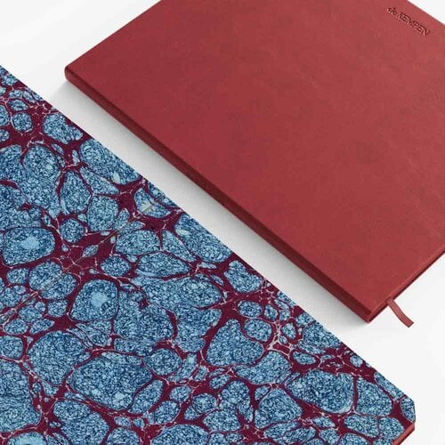 Notitieboek bordeaux rood