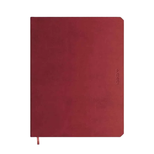 Notitieboek bordeaux rood