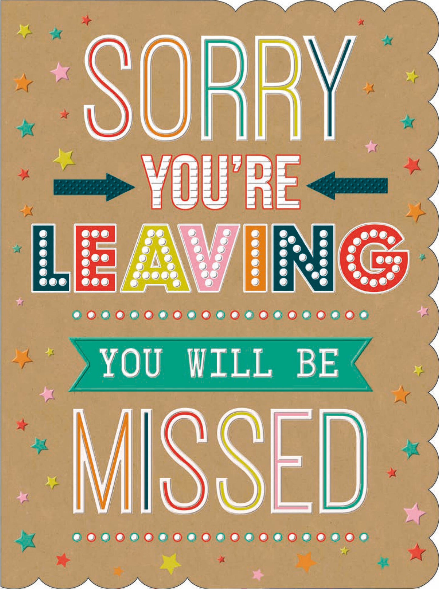 XL kaart - Sorry you're leaving