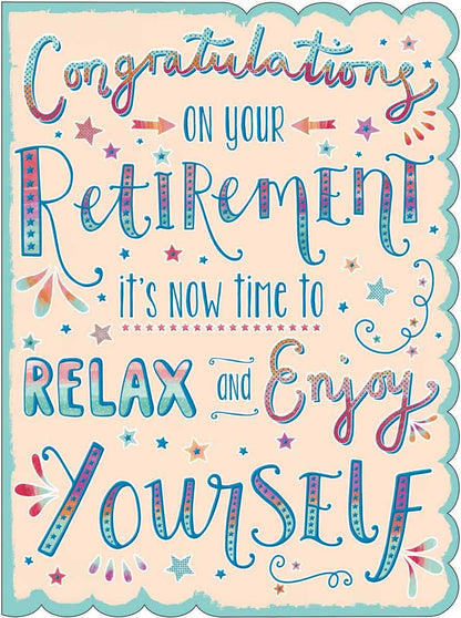 XL kaart - Congratulations on your retirement