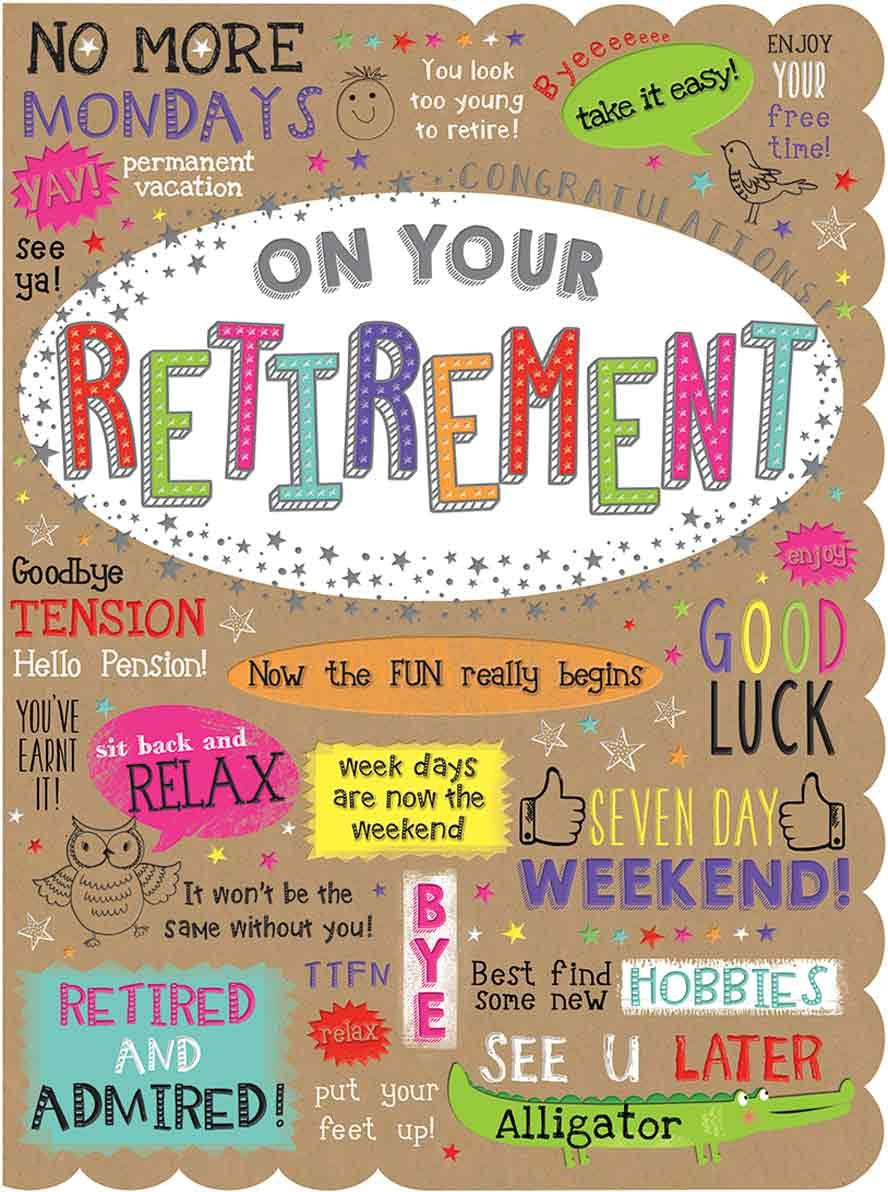 XL kaart - On your retirement