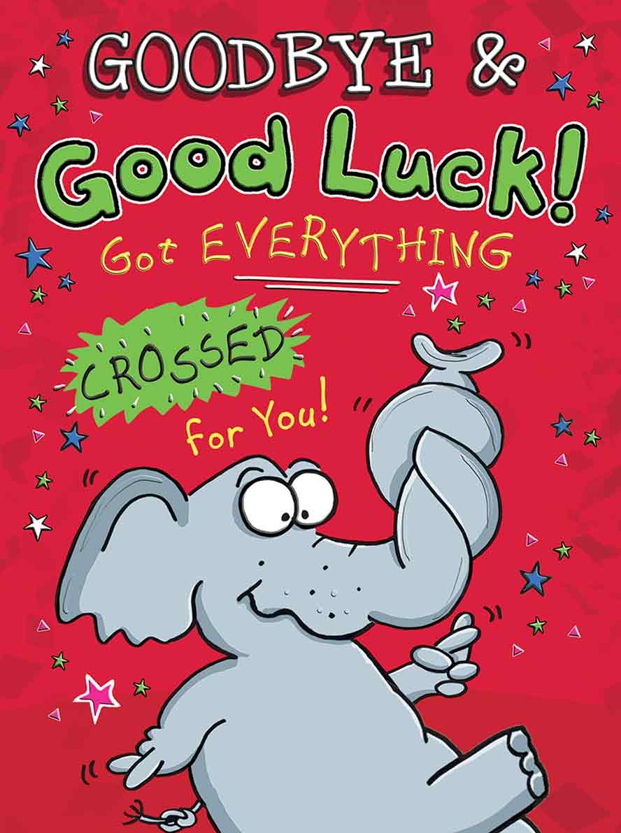 XL kaart - Goodbye & Good luck