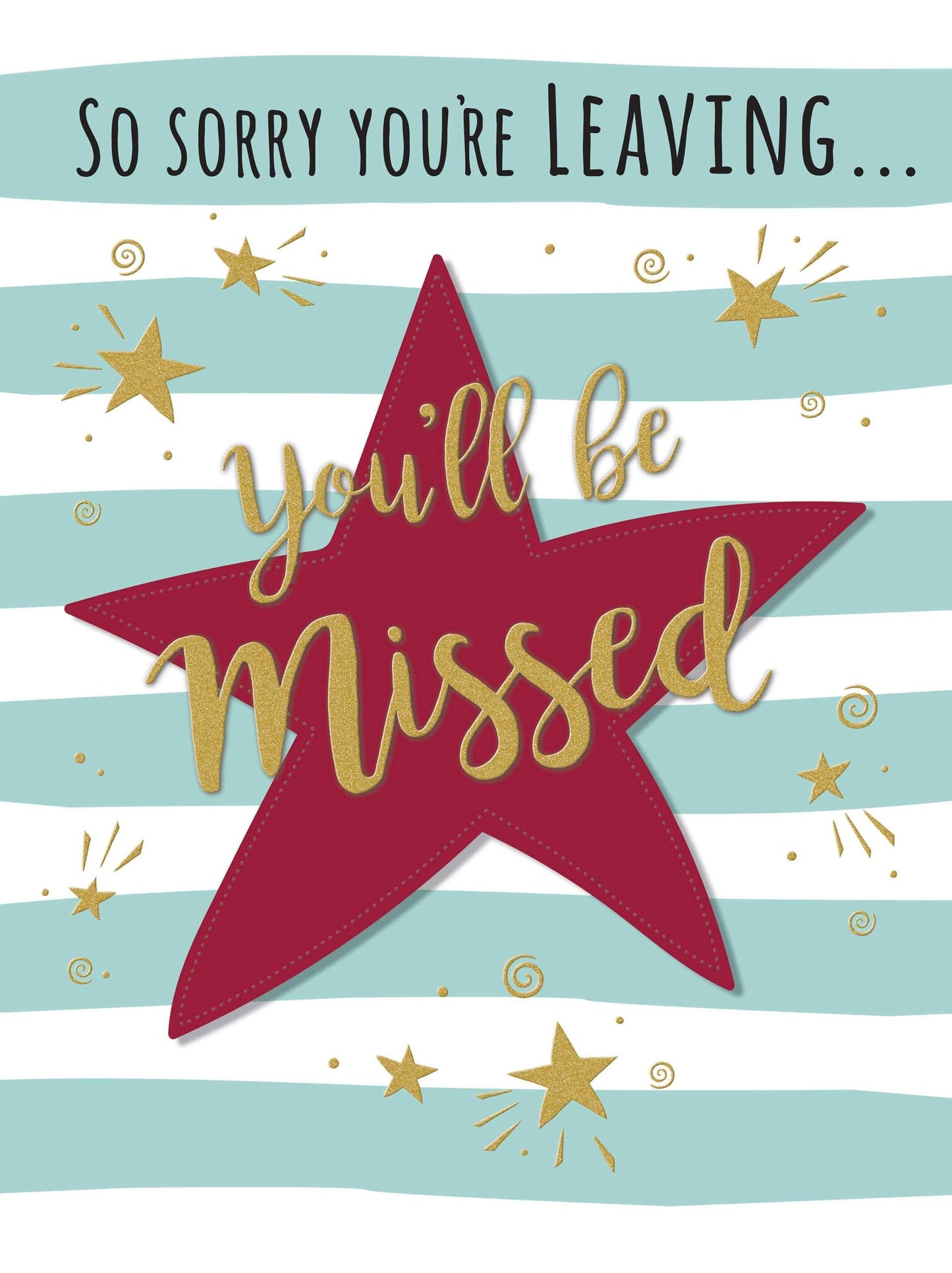 XL kaart - So sorry you're leaving