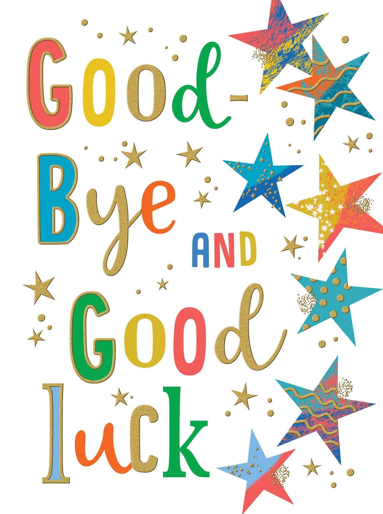 XL kaart - Goodbye & goodluck