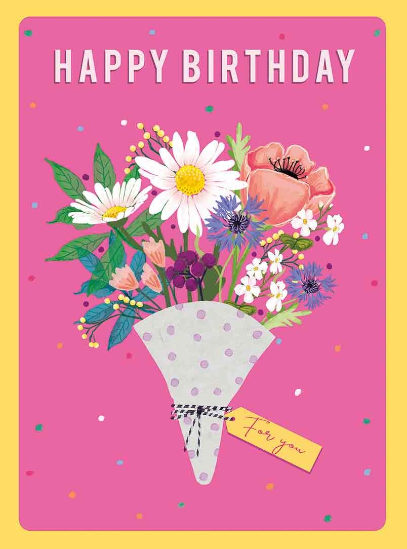 XL kaart - Happy birthday