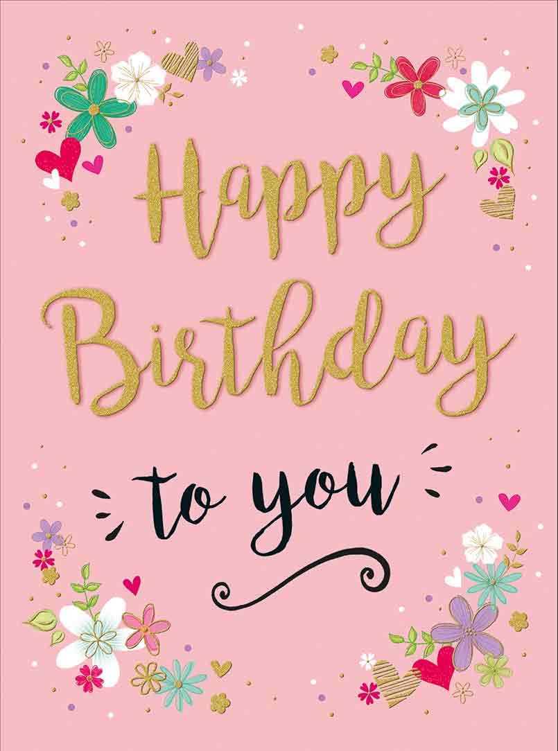 XL kaart - Happy birthday to you