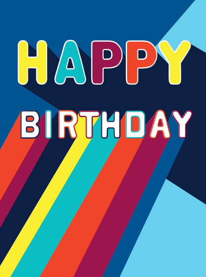 XL kaart - Happy birthday